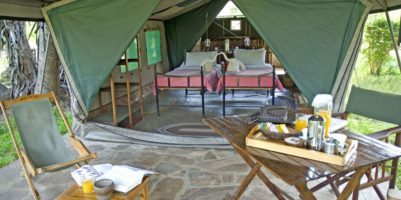 Lake Manze tented camp