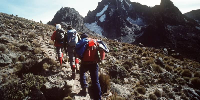 Climbing Mount Kenya 